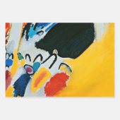 Kandinski Impression III Konzert Abstrakte Malerei Geschenkpapier Set (Vorderseite)