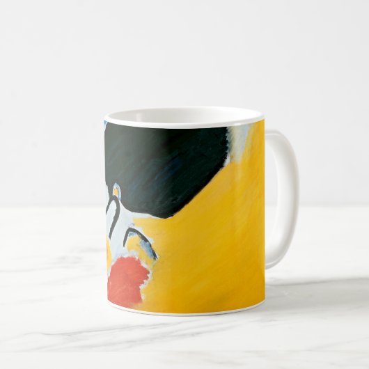 Kandinski Impression III Konzert Abstrakte Malerei Kaffeetasse (VorderseiteRechts)