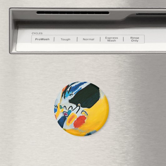 Kandinski Impression III Konzert Abstrakte Malerei Magnet (In Situ (Geschirrspüler))