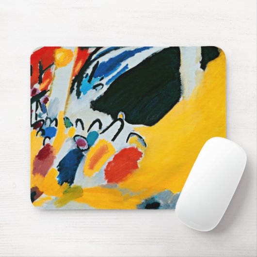 Kandinski Impression III Konzert Abstrakte Malerei Mousepad (Mit Mouse)
