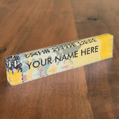 Kandinski Impression III Konzert Abstrakte Malerei Namensplakette (Seite)