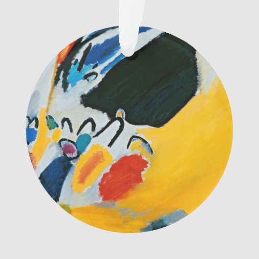 Kandinski Impression III Konzert Abstrakte Malerei Ornament (Vorderseite)