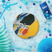 Kandinski Impression III Konzert Abstrakte Malerei Pappteller (Party)