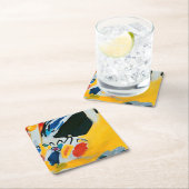 Kandinski Impression III Konzert Abstrakte Malerei Rechteckiger Pappuntersetzer (Vor Ort)