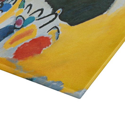 Kandinski Impression III Konzert Abstrakte Malerei Schneidebrett (Ecke)