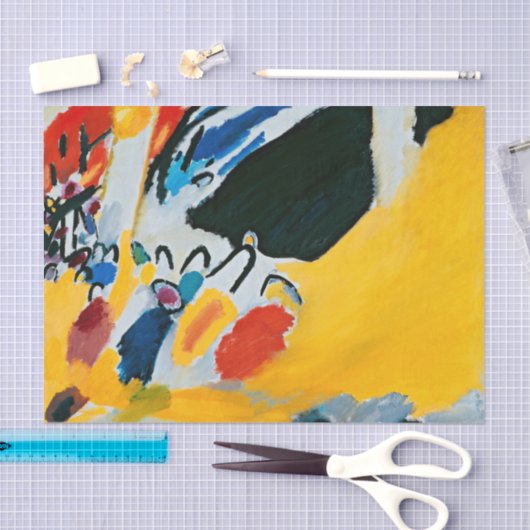 Kandinski Impression III Konzert Abstrakte Malerei Seidenpapier (Handwerk)