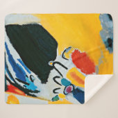 Kandinski Impression III Konzert Abstrakte Malerei Sherpadecke (Vorderseite (Horizontal))