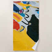 Kandinski Impression III Konzert Abstrakte Malerei Strandtuch (Vorderseite)