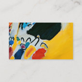 Kandinski Impression III Konzert Abstrakte Malerei Visitenkarte (Rückseite)
