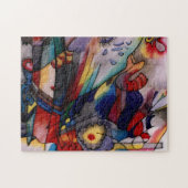 Kandinsky 1913 Abstrakte Kunstmalerei Puzzle (Horizontal)