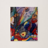 Kandinsky 1913 Abstrakte Kunstmalerei Puzzle (Vertikal)