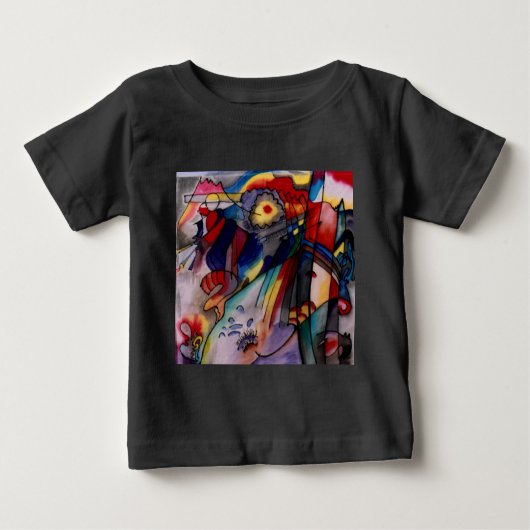 Kandinsky 1913 Abstrakte Malerei Baby T-shirt (Vorderseite)