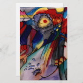 Kandinsky 1913 Abstrakte Malerei Briefpapier (Vorne/Hinten)