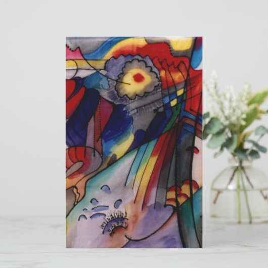 Kandinsky 1913 Abstrakte Malerei Briefpapier (Stehend Vorderseite)