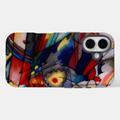 Kandinsky 1913 Abstrakte Malerei Case-Mate iPhone Hülle (Rückseite (Horizontal))