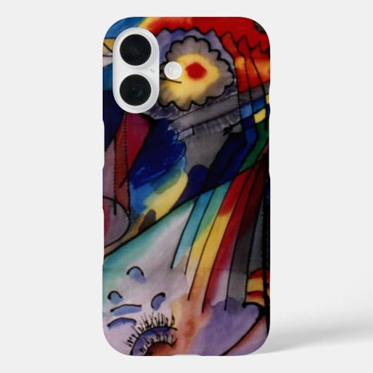 Kandinsky 1913 Abstrakte Malerei Case-Mate iPhone Hülle (Rückseite)