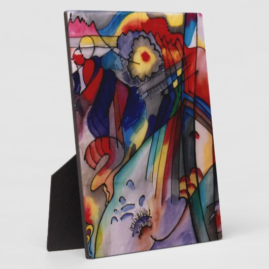 Kandinsky 1913 Abstrakte Malerei Fotoplatte (Seite)