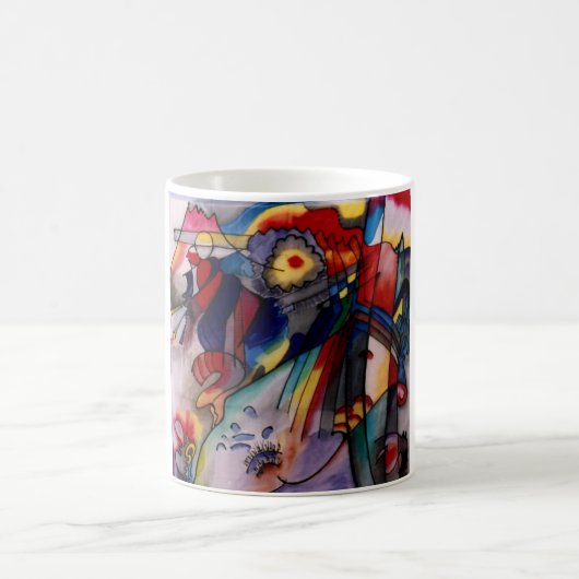 Kandinsky 1913 Abstrakte Malerei Kaffeetasse (Mittel)