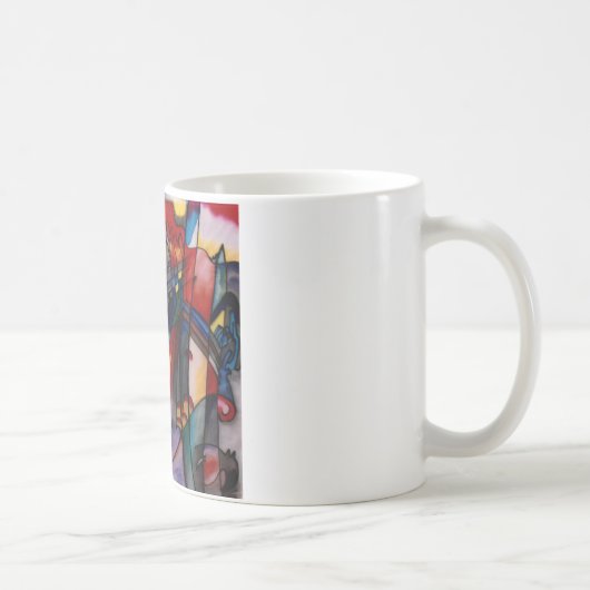 Kandinsky 1913 Abstrakte Malerei Kaffeetasse (Rechts)