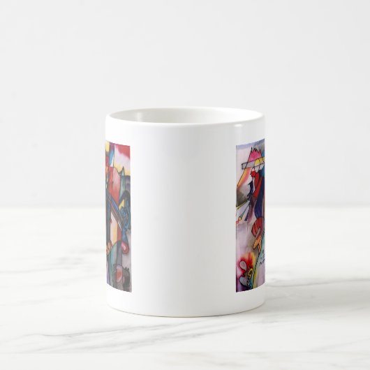 Kandinsky 1913 Abstrakte Malerei Kaffeetasse (Mittel)