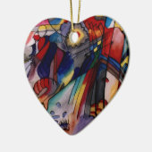 Kandinsky 1913 Abstrakte Malerei Keramikornament (Links)