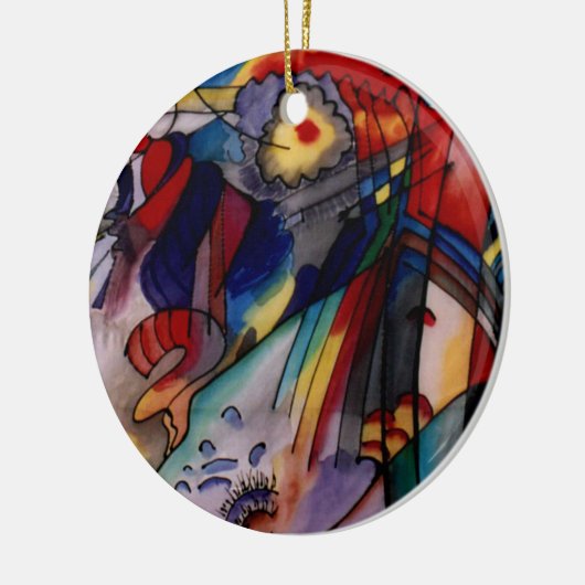 Kandinsky 1913 Abstrakte Malerei Keramikornament (Links)