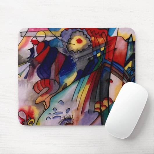 Kandinsky 1913 Abstrakte Malerei Mousepad (Mit Mouse)