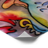 Kandinsky 1913 Abstrakte Malerei Poster (Ecke)