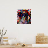 Kandinsky 1913 Abstrakte Malerei Poster (Küche)