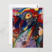 Kandinsky 1913 Abstrakte Malerei Postkarte (Vorne/Hinten)