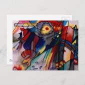 Kandinsky 1913 Abstrakte Malerei Postkarte (Vorne/Hinten)