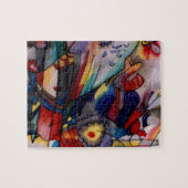 Kandinsky 1913 Abstrakte Malerei Puzzle (Horizontal)