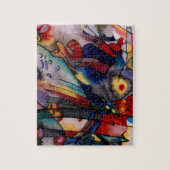 Kandinsky 1913 Abstrakte Malerei Puzzle (Vertikal)