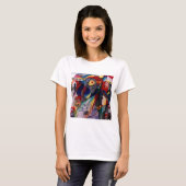 Kandinsky 1913 Abstrakte Malerei T-Shirt (Vorne ganz)