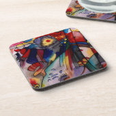 Kandinsky 1913 Abstrakte Malerei Untersetzer (Linke Seite)