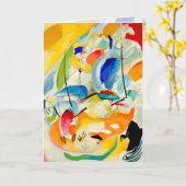 Kandinsky 1913/Seattle/pixdezines Karte (Gelbe Blume)