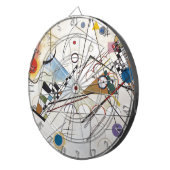 Kandinsky 1923/Komposition viii/pixdezines Dartscheibe (Vorderseite rechts)