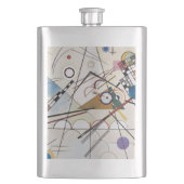 Kandinsky 1923/Komposition viii/pixdezines Flachmann (Vorderseite)