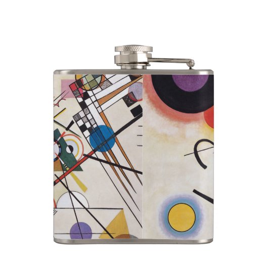 Kandinsky 1923/Komposition viii/pixdezines Flachmann (Rückseite)