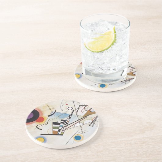 Kandinsky 1923/Komposition viii/pixdezines Getränkeuntersetzer (Seite)