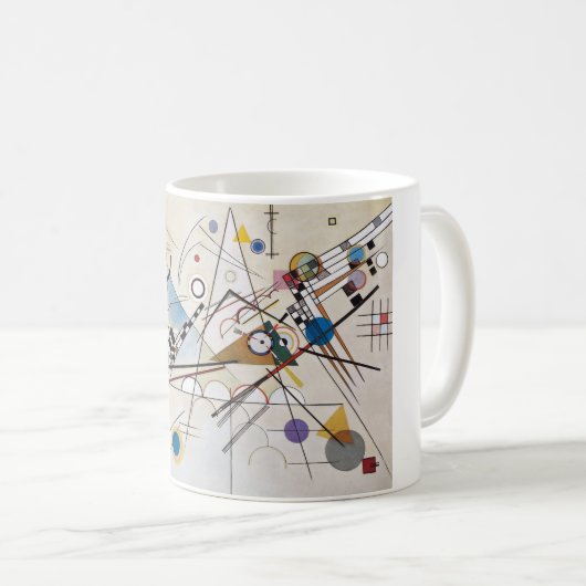 Kandinsky 1923/Komposition viii/pixdezines Kaffeetasse (VorderseiteRechts)