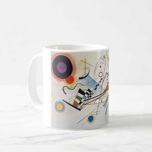 Kandinsky 1923/Komposition viii/pixdezines Kaffeetasse (Vorderseite Links)