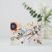 Kandinsky 1923/Komposition viii/pixdezines Postkarte (Stehend Vorderseite)