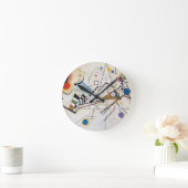Kandinsky 1923/Komposition viii/pixdezines Runde Wanduhr (Zuhause)