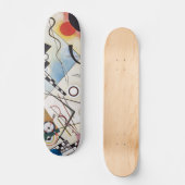 Kandinsky 1923 Komposition viii/pixdezines Skateboard (Vorderseite)