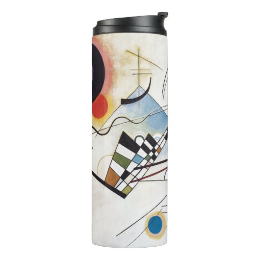 Kandinsky 1923/Komposition viii/pixdezines Thermosbecher (Nach links gedreht)