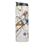 Kandinsky 1923/Komposition viii/pixdezines Thermosbecher (Nach rechts gedreht)