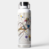 Kandinsky 1923/Komposition viii/pixdezines Trinkflasche (Rückseite)