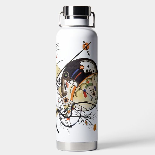 Kandinsky 1923 Traverse Line Custimize es! Trinkflasche (Rückseite)