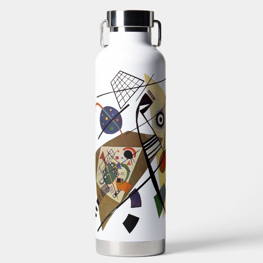 Kandinsky 1923 Traverse Line Custimize es! Trinkflasche (Vorderseite)